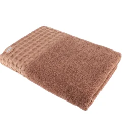 TENDANCE Serviette de bain coton (70 x 130 cm) Season Color Caramel Discount