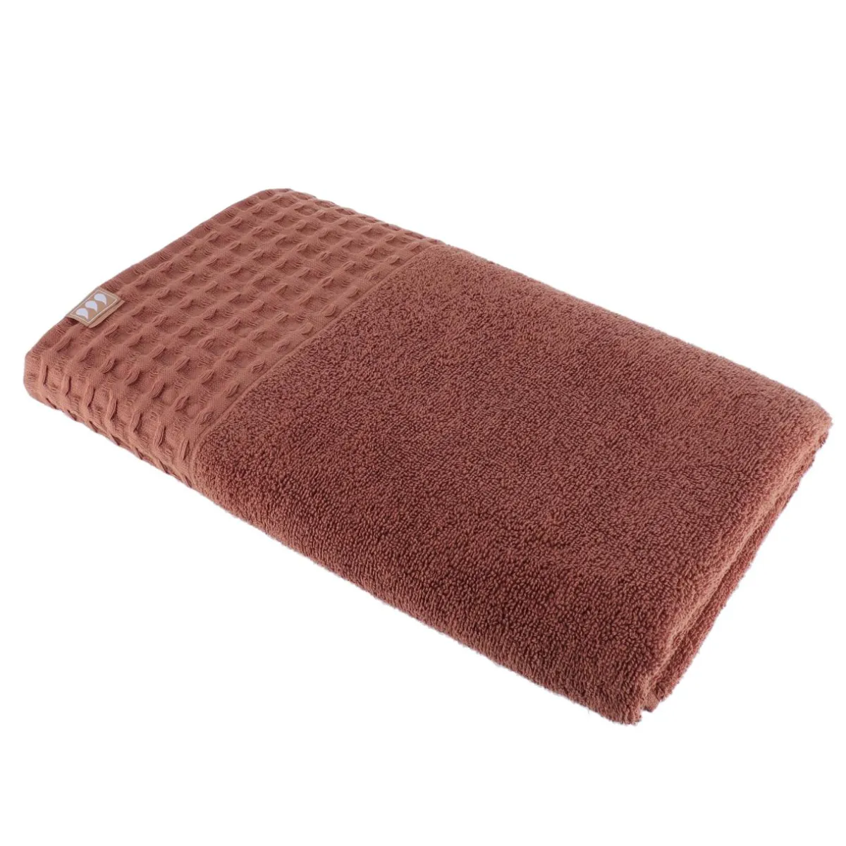 TENDANCE Serviette de bain coton (90 x 150 cm) Season Color Ambre New