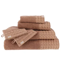 TENDANCE Serviette de bain coton (30 x 50 cm) Season Color Caramel Outlet