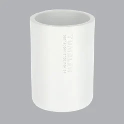 TENDANCE Set d'accessoires salle de bain Purebamboo Blanc New