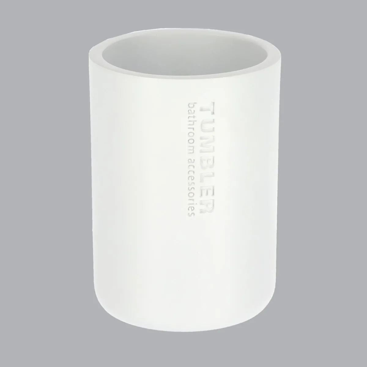 TENDANCE Set d'accessoires salle de bain Purebamboo Blanc New