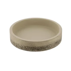 TENDANCE Set d'accessoires salle de bain ciment Tanger Naturel Hot