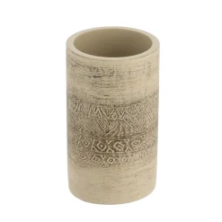 TENDANCE Set d'accessoires salle de bain ciment Tanger Naturel Hot