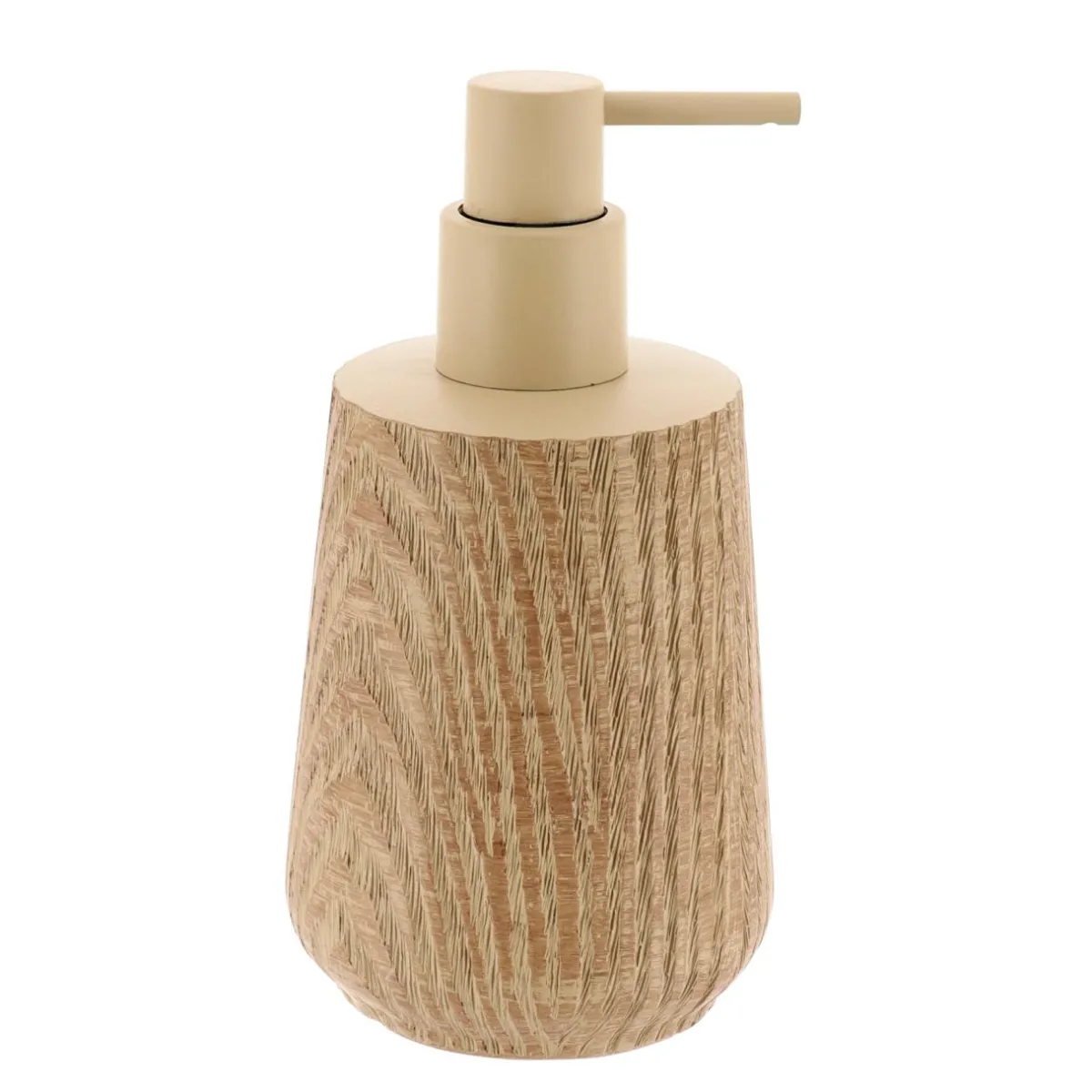 TENDANCE Set d'accessoires salle de bain façon chêne Scandi Beige New