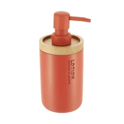 TENDANCE Set d'accessoires salle de bain Purebamboo Terracotta Hot
