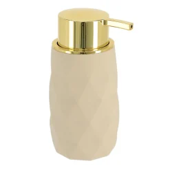 TENDANCE Set d'accessoires salle de bain Rubby Beige Best