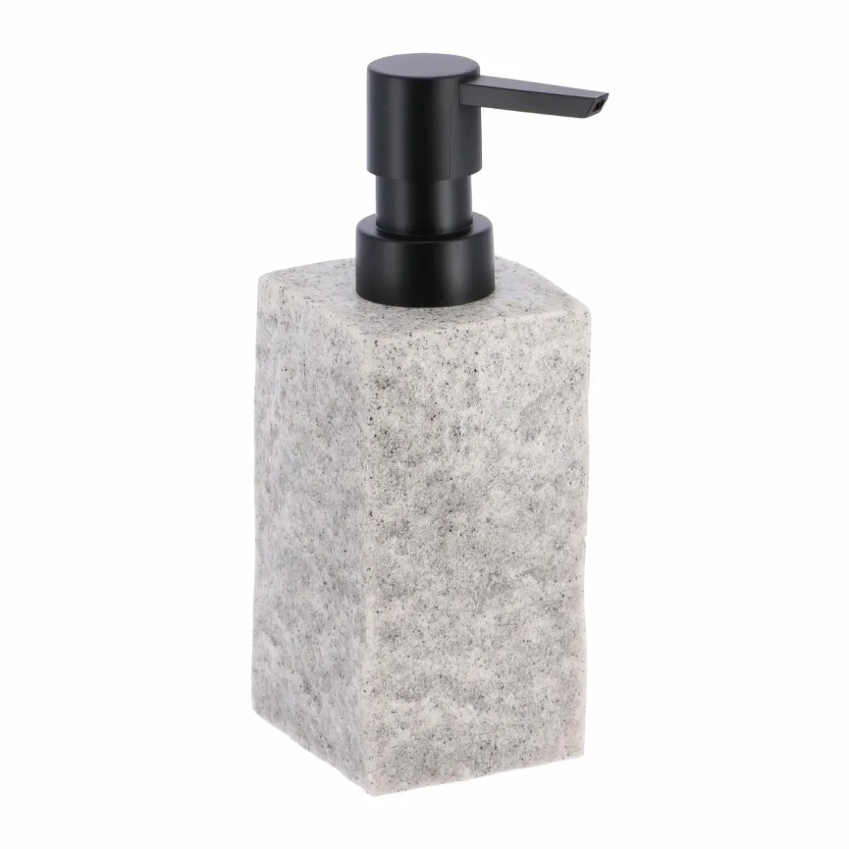 TENDANCE Set d'accessoires salle de bain Effet Pierre Gris Sale