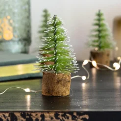 KAEMINGK Set de décorations à parsemer Sapins en lot de 12 Vert Hot
