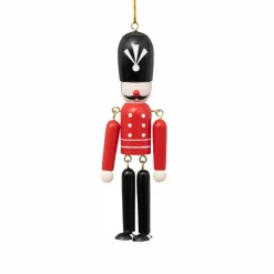 Feeric Lights & Christmas Soldat Casse-noisette à suspendre (H14 cm) James Rouge Best
