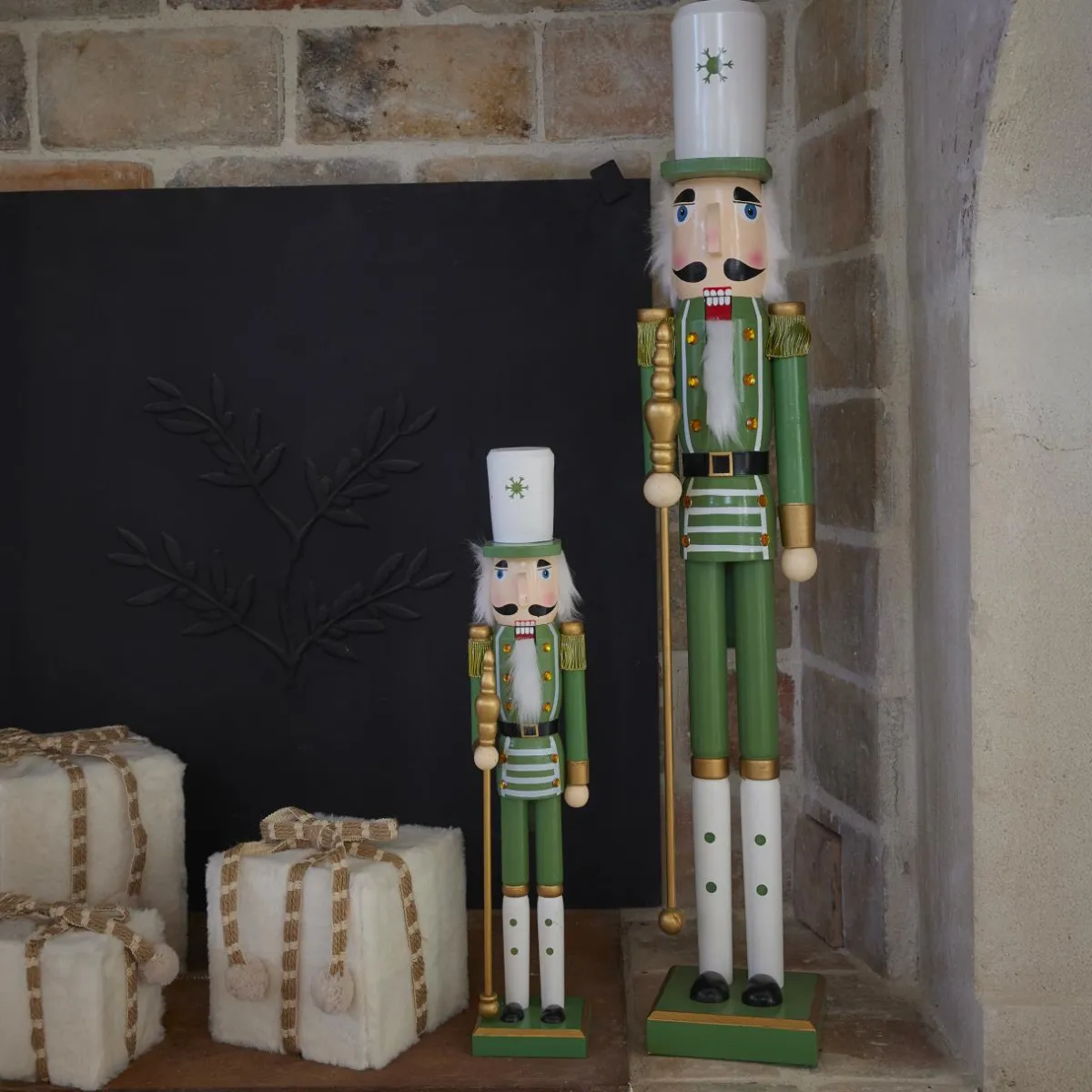 KAEMINGK Soldat Casse-noisette en bois (H50 cm) Viktor Vert Best