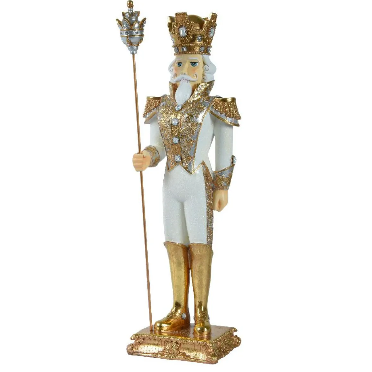 EMINZA Soldat Casse-Noisette Géant (H170 cm) Eloi le Roi Or Sale