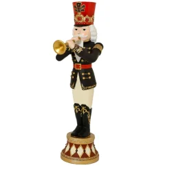 EMINZA Soldat casse-noisette Géant (H195 cm) Evariste le trompettiste Noir Online