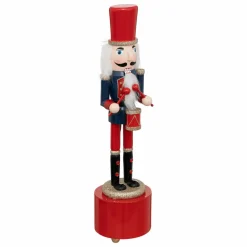 Feeric Lights & Christmas Soldat en bois Casse-noisette (H30 cm) Alistair Rouge Best