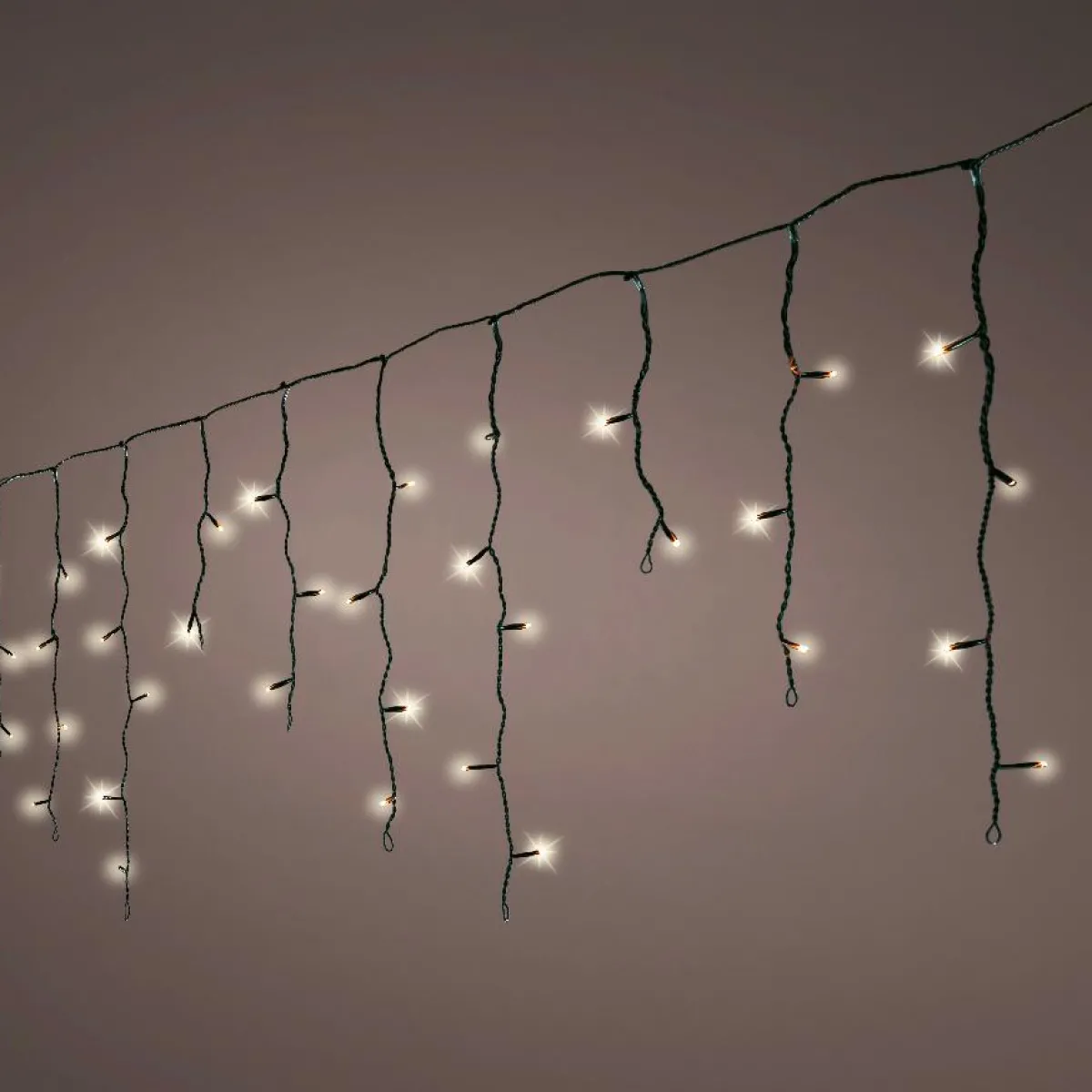 EMINZA Stalactite lumineuse 20 m 490 LED câble noir Stars Blanc chaud Blanc Chaud - câble noir Sale