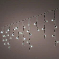KAEMINGK Stalactite lumineuse 11 m 259 LED câble noir Stars Blanc froid Blanc Froid - câble noir Outlet