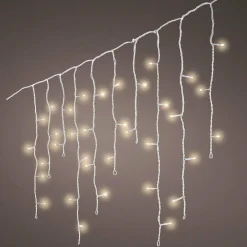 EMINZA Stalactite lumineuse 11 m 259 LED câble blanc Stars Blanc chaud Blanc Chaud - câble blanc Sale
