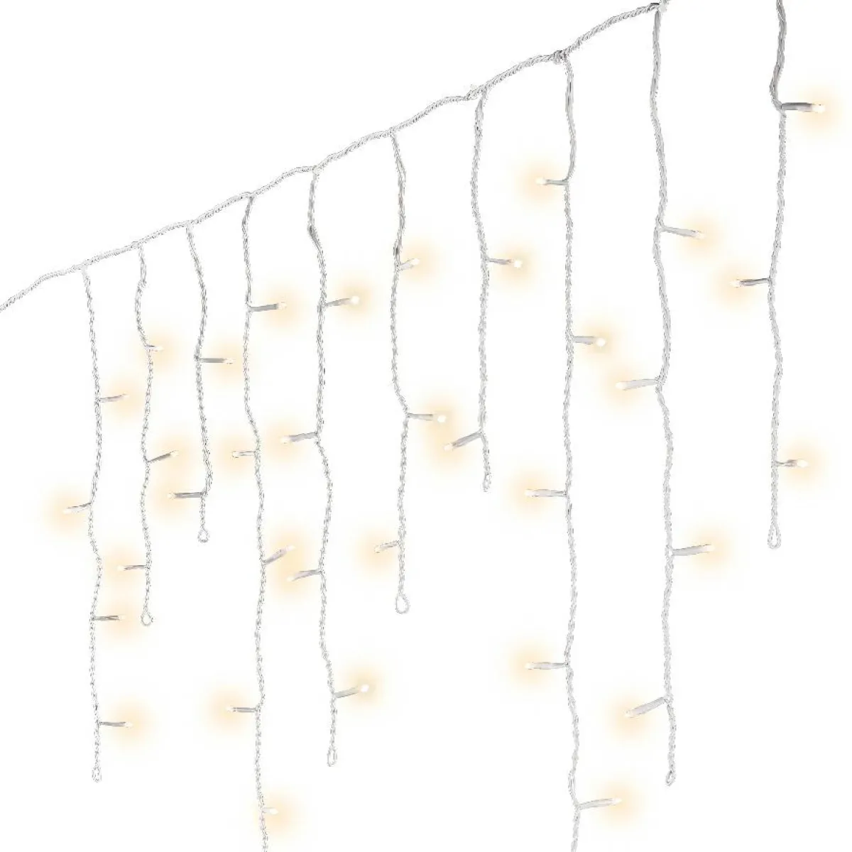 EMINZA Stalactite lumineuse 11 m 259 LED câble blanc Stars Blanc chaud Blanc Chaud - câble blanc Sale