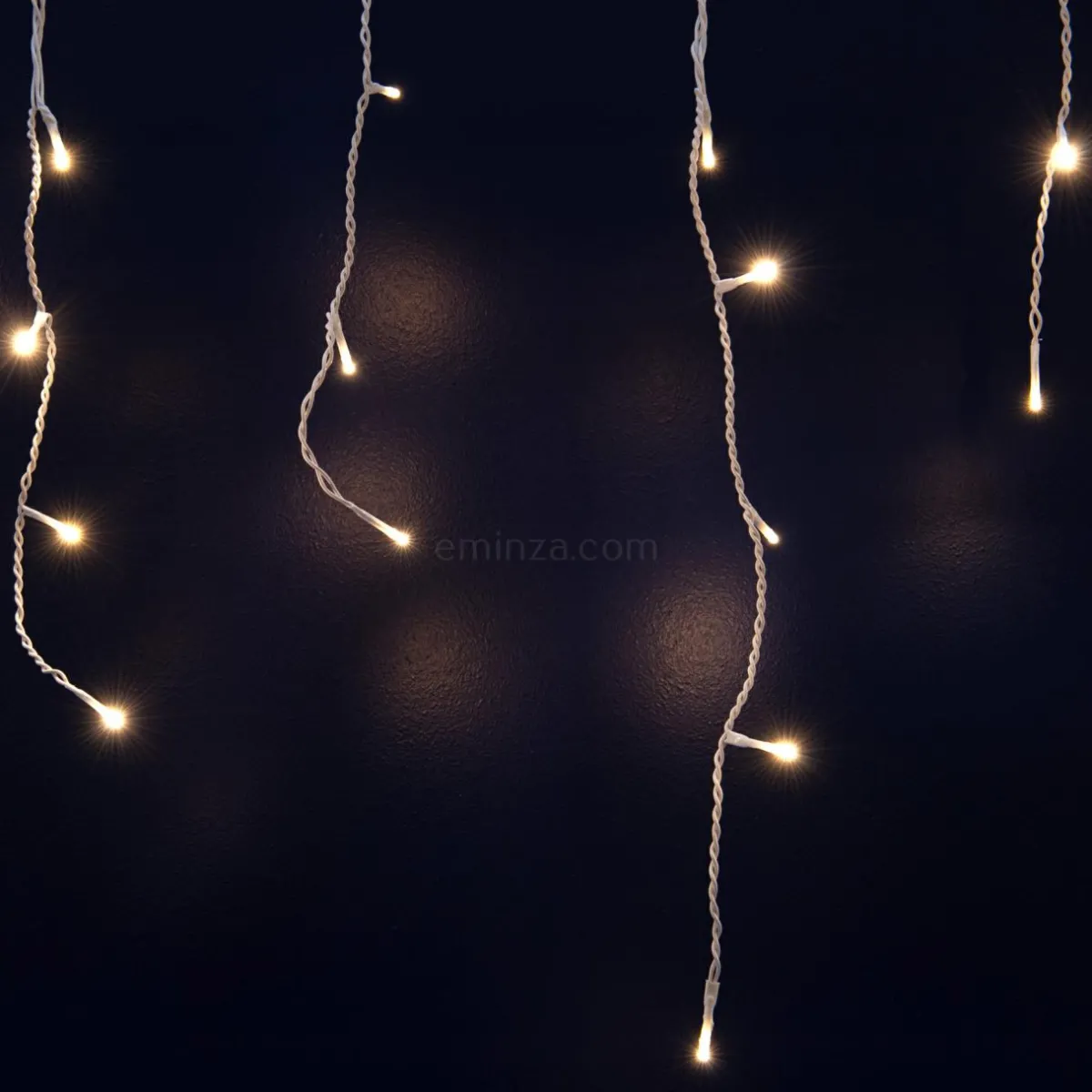 EMINZA Stalactite lumineuse 11 m 259 LED câble blanc Stars Blanc chaud Blanc Chaud - câble blanc Sale