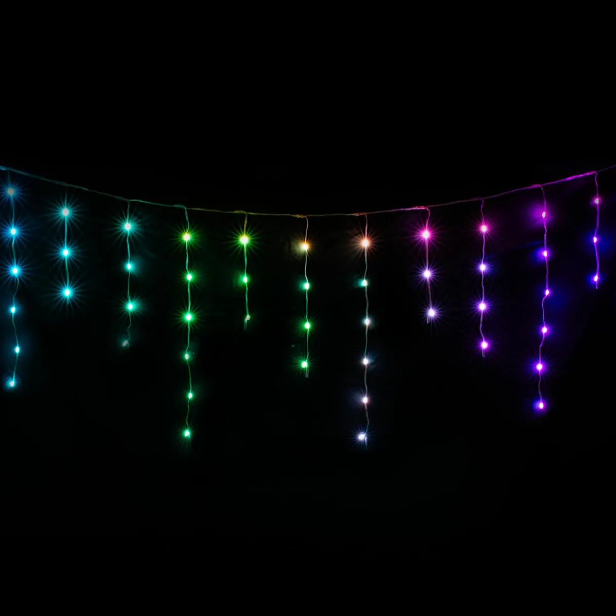 KOOPMAN Stalactite lumineuse Digitale L3 m 85 LED Multicolore New