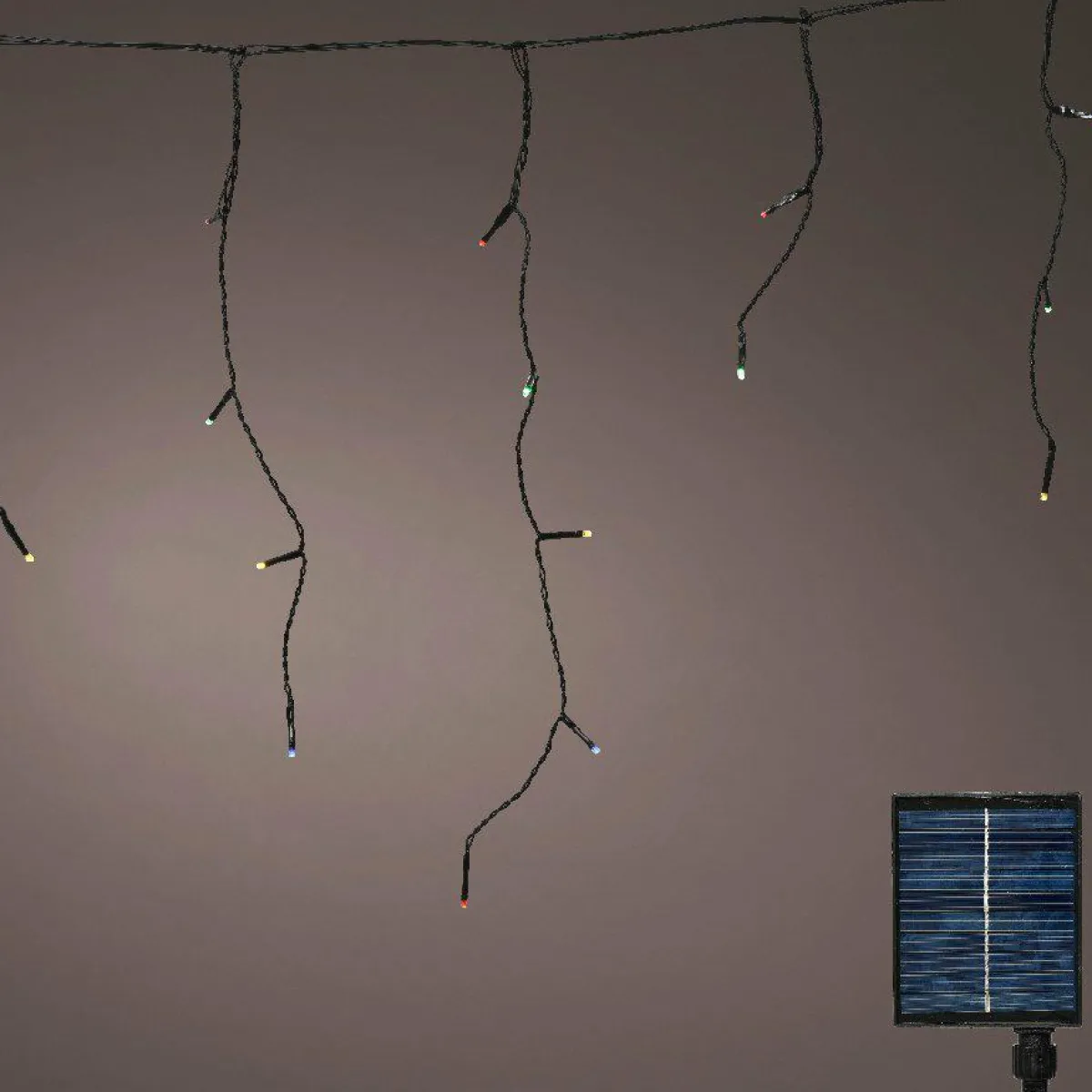 KAEMINGK Stalactite lumineuse Solaire 11 m 259 LED Rechargeable Multicolore Online