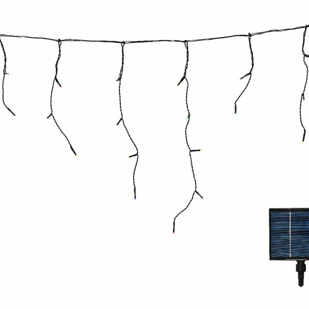 KAEMINGK Stalactite lumineuse Solaire 11 m 259 LED Rechargeable Multicolore Online