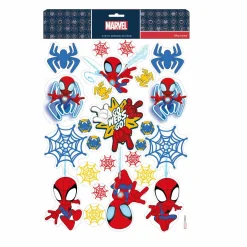 CHRISTMAS INSPIRATIONS Stickers pour fenêtre Disney Spiderman Multicolore New
