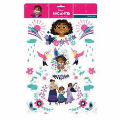 CHRISTMAS INSPIRATIONS Stickers pour fenêtre Disney Encanto Multicolore Hot