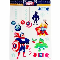 CHRISTMAS INSPIRATIONS Stickers pour fenêtre Disney Marvel Multicolore Sale