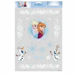 CHRISTMAS INSPIRATIONS Stickers pour fenêtre Disney la Reine des Neiges et Olaf Blanc Clearance