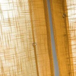 EMINZA Store bateau passe tringle (45 x 180 cm) Robin Jaune ocre New