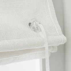 EMINZA Store bateau passe tringle (90 x 180 cm) Robin Blanc Discount