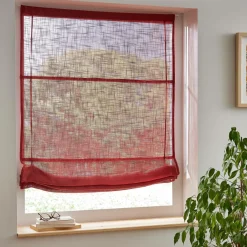 EMINZA Store bateau passe-tringle (90 x 180 cm) Robin Terracotta Sale