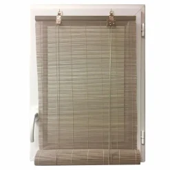 LUANCE Store enrouleur à baguettes (40 x 180 cm) Bambou Gris Sale