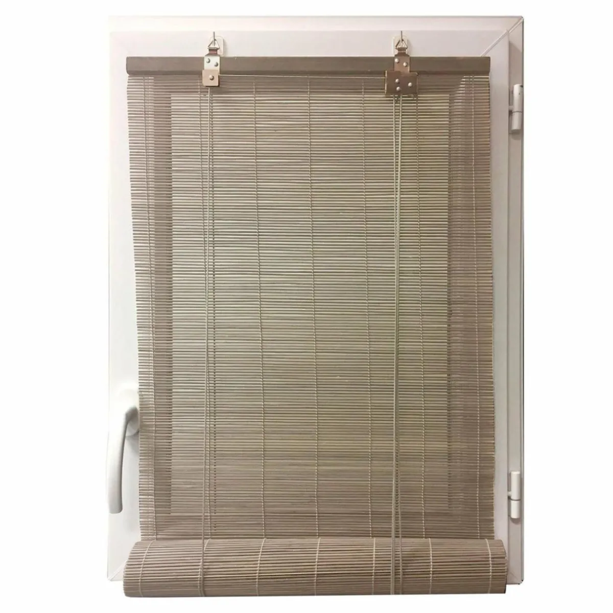LUANCE Store enrouleur à baguettes (90 x 180 cm) Bambou Gris New