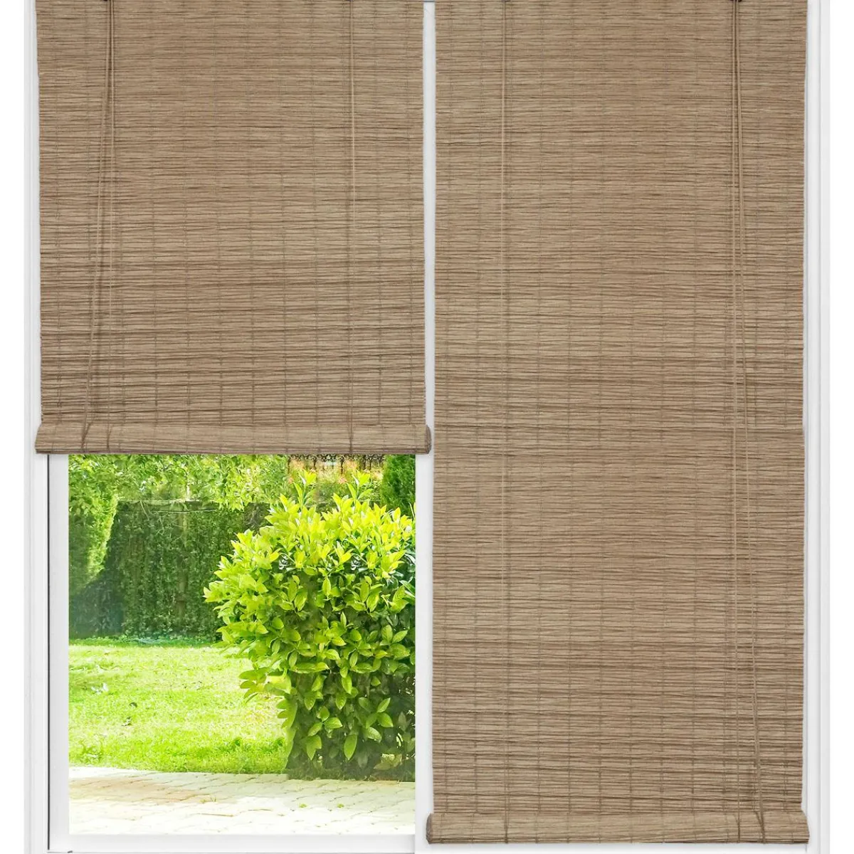 LUANCE Store enrouleur extérieur effet rotin (200 x 200 cm) Tanoa Beige Online
