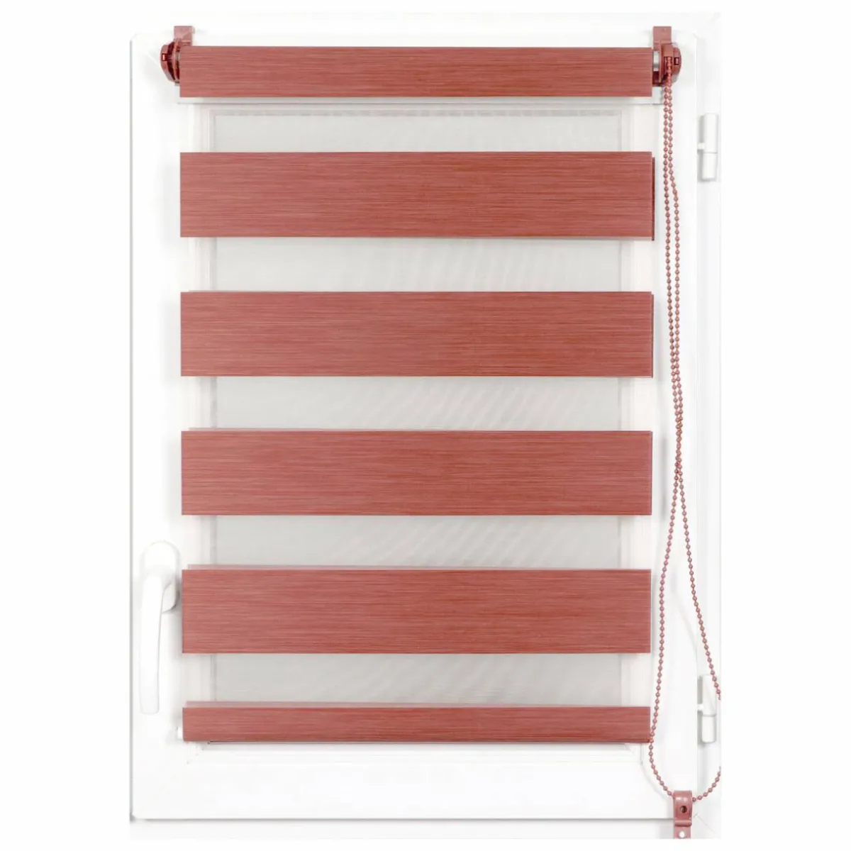 LUANCE Store enrouleur Jour / Nuit (45 x 90 cm) Terracotta Best