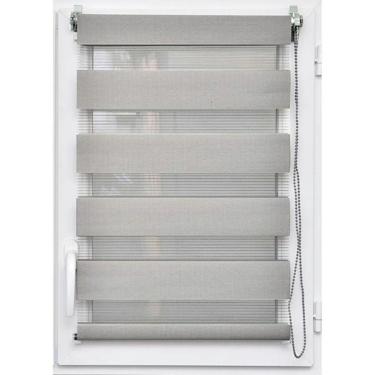 LUANCE Store enrouleur Jour / Nuit (45 x 180 cm) Gris clair Clearance