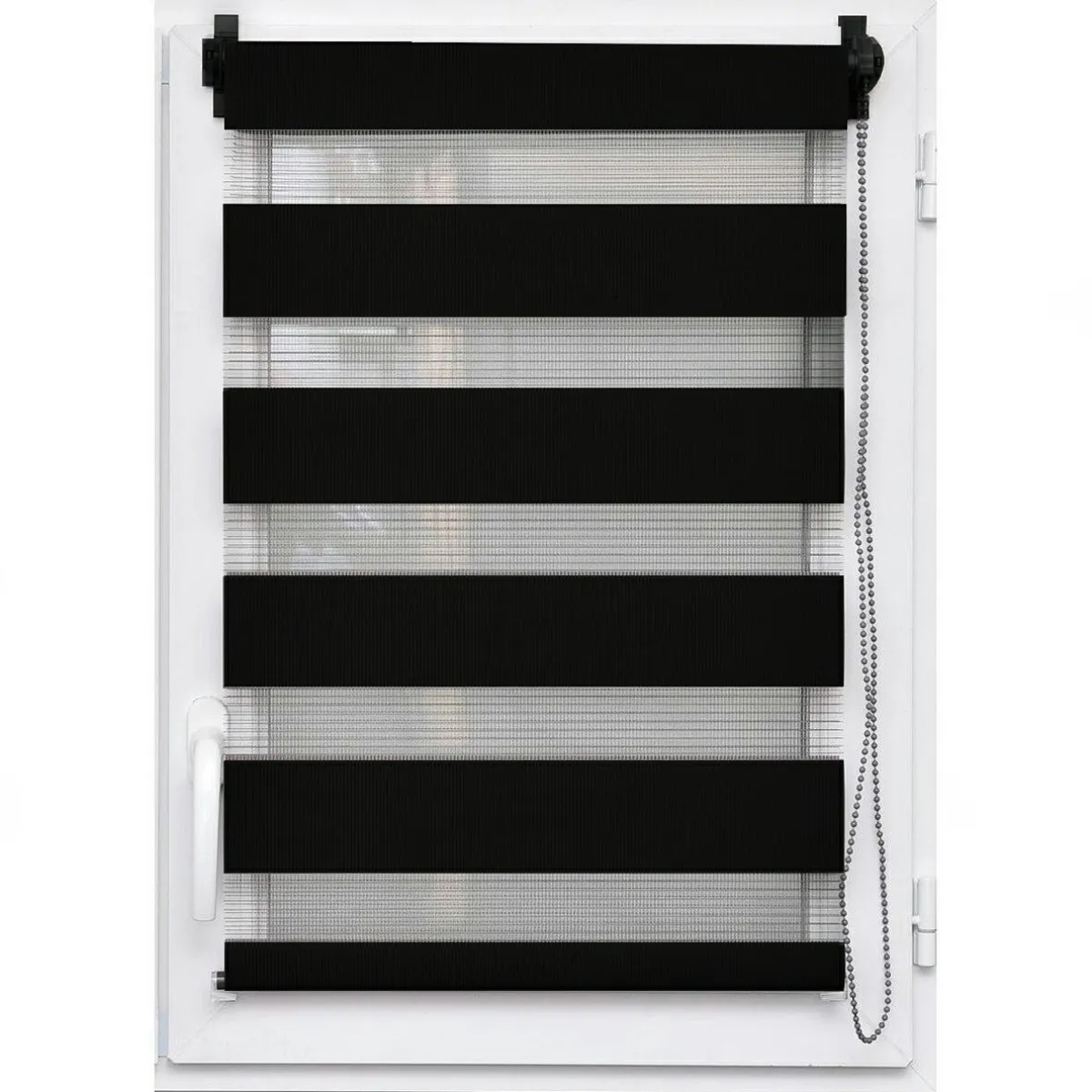 LUANCE Store enrouleur Jour / Nuit (60 x 180 cm) Noir Sale