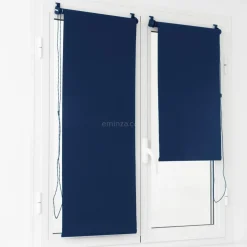 LUANCE Store enrouleur occultant (45 x 180 cm) Uni Bleu Sale