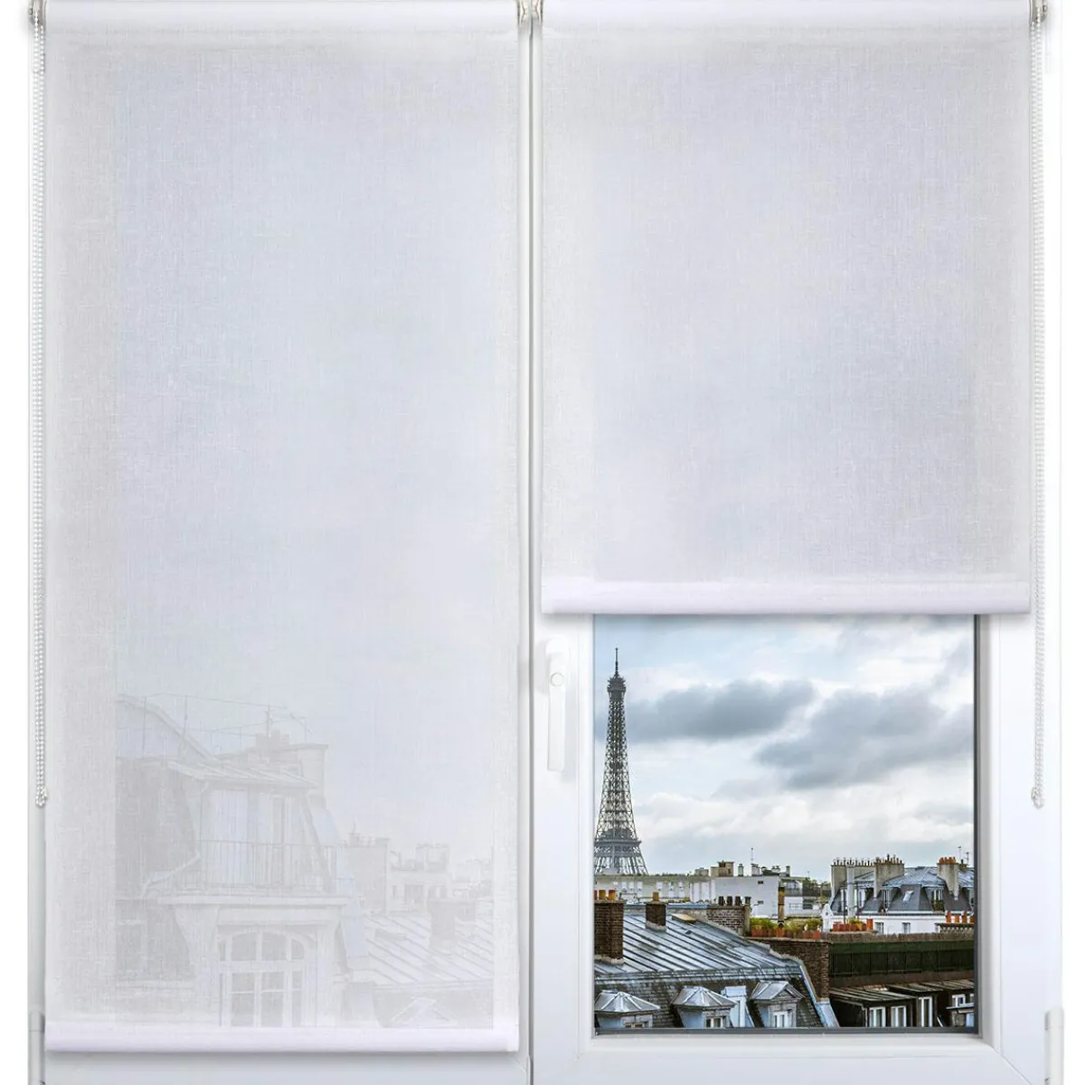 LUANCE Store enrouleur tamisant (150 x 180 cm) Pure Blanc Online