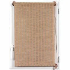 LUANCE Store enrouleur tamisant (75 x 180 cm) Rayures Beige Discount