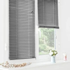 LUANCE Store vénitien (50 x 130 cm) PVC Gris anthracite Gris foncé Best
