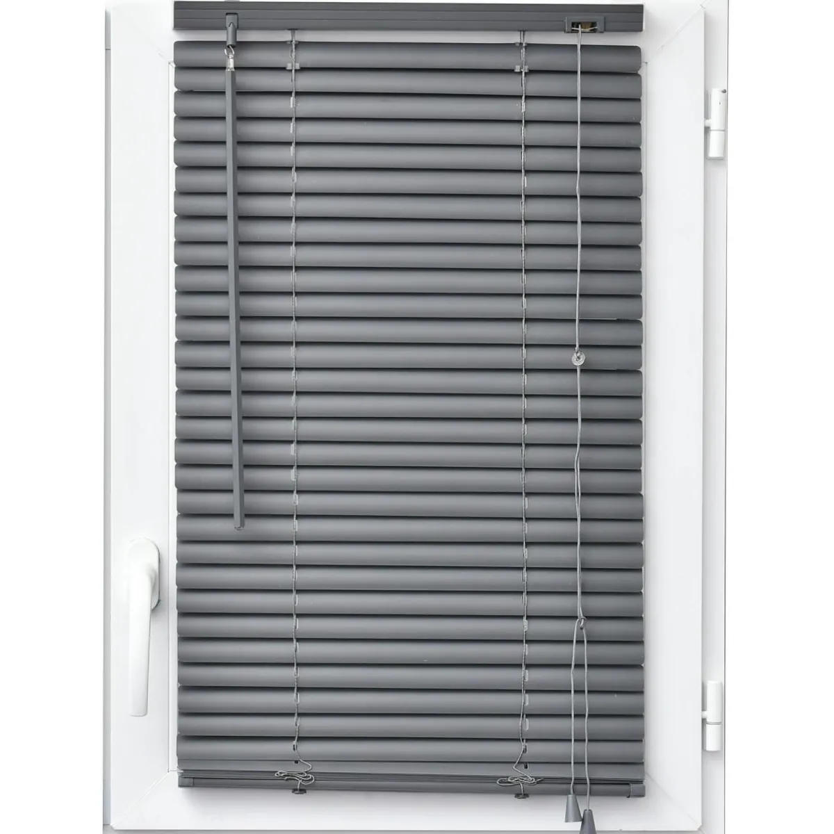 LUANCE Store vénitien (60 x 130 cm) PVC Gris anthracite Gris foncé Outlet