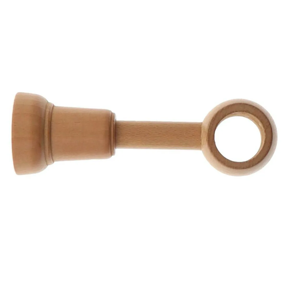 LUANCE Support tringle extensible bois (L140 - 160 / D28 mm) Nils Vernis Beige Sale