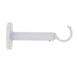 LUANCE Support tringle extensible (L115 - 155 / D28 mm) Lino gouttière mat Blanc Discount
