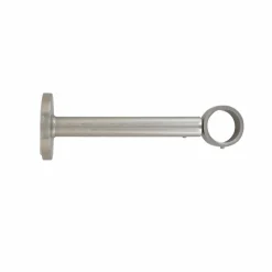 LUANCE Support tringle extensible (L155 - L195 / D28 mm) Lino mat Argent New
