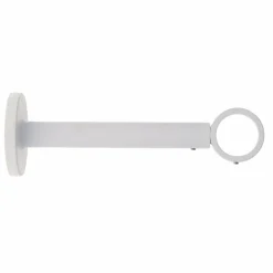 LUANCE Support tringle extensible (L155 - L195 / D28) Lino mat Blanc Hot