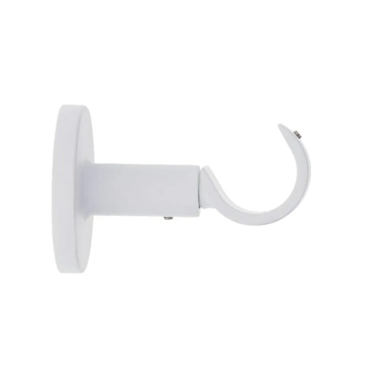 LUANCE Support tringle fixe (L65 / D28 mm) Lino gouttière mat Blanc Hot