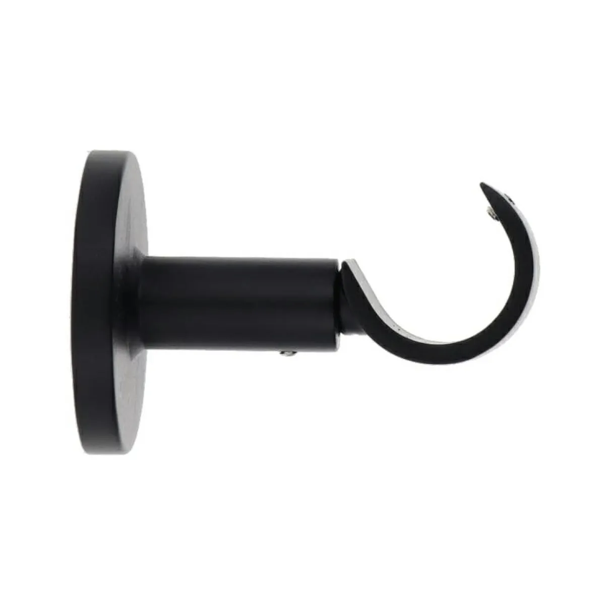 LUANCE Support tringle fixe (L65 / D28 mm) Lino gouttière mat Noir Online