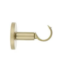 LUANCE Suppt tringle fixe métal (L65 cm / D28 mm) Lino gouttière Or Hot